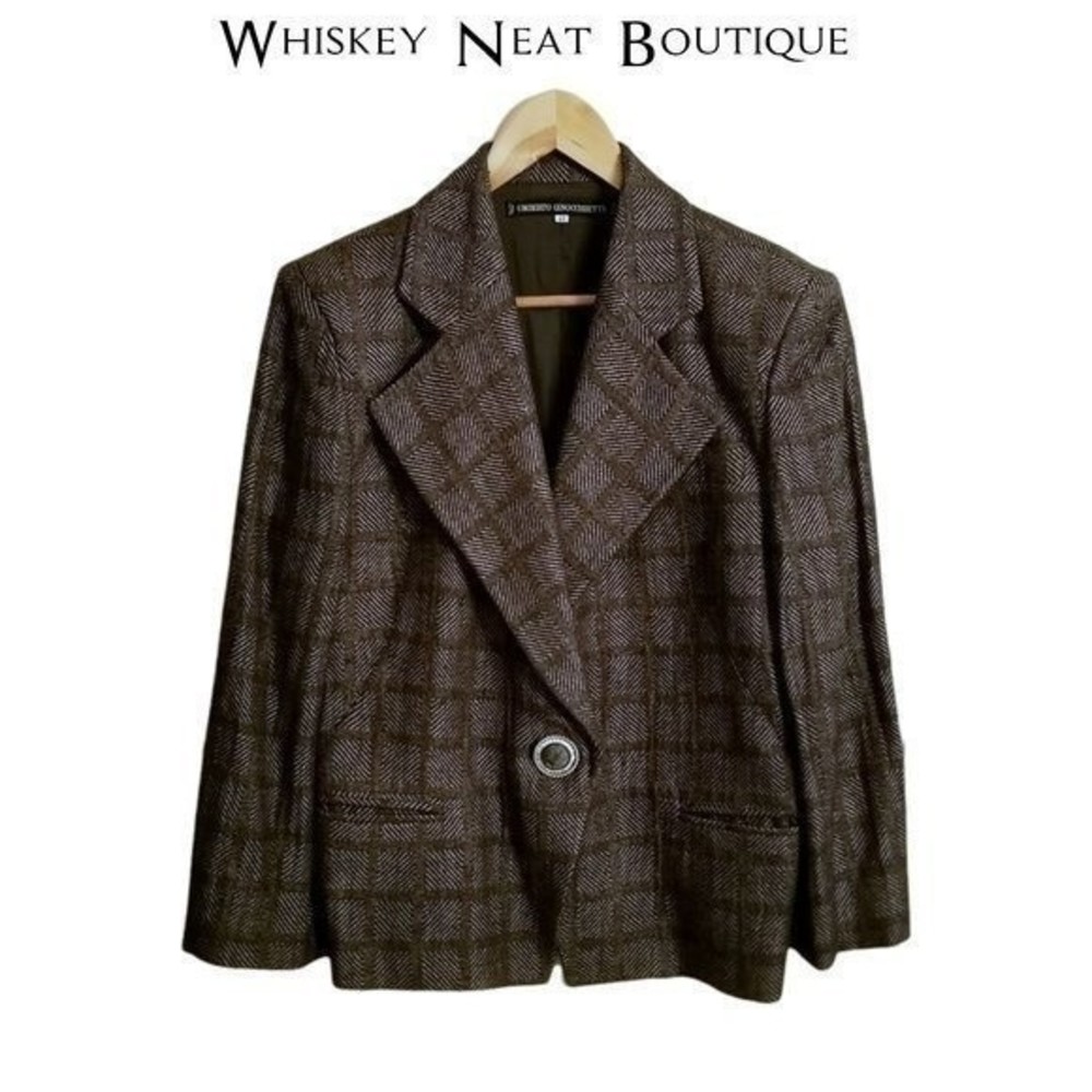 Umberto Ginocchietti - Vintage Brown Blazer Jacket